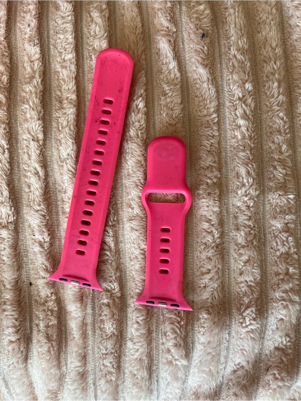 Apple Pink Silicone Watch Band for Apple Watch
